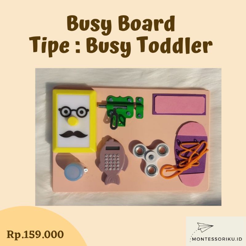 Busy Board Tipe Busy Toddler/Busy Board 30x20cm