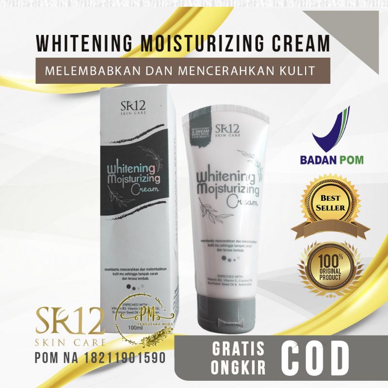 PEMUTIH BADAN BPOM/PEMUTIH BADAN INSTAN/PELEMBAB SR12/PEMUTIH WAJAH INSTAN SR12/WHITENING MOISTURIZI
