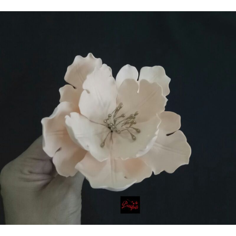

(462/PPEGM2) Gumpaste Flower Sugar Flower/Bunga Gumpaste Peoni