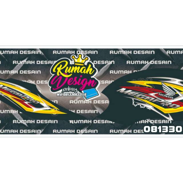 Decal Sticker Megapro Primus