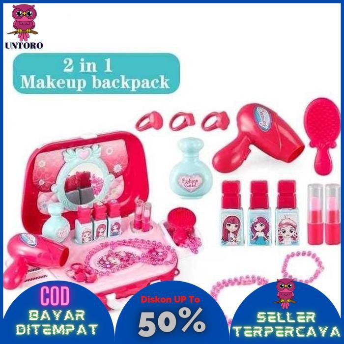 BAYAR DITEMPAT A25 Mainan anak Perempuan Make Up MakeUp Salon Salonan Kado ultah Anak DISKON