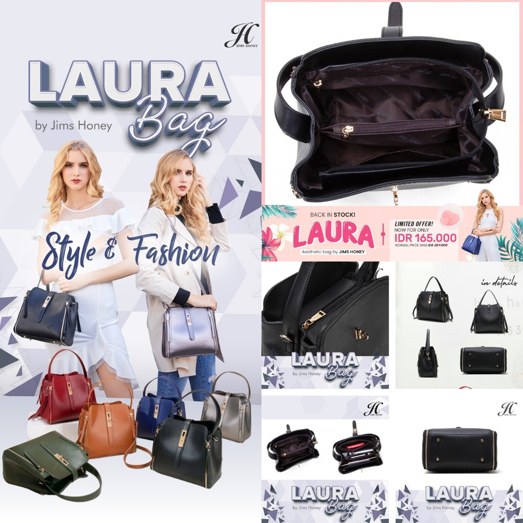 Tas Selempang Wanita JIMS HONEY LAURA BAG Murah Import 