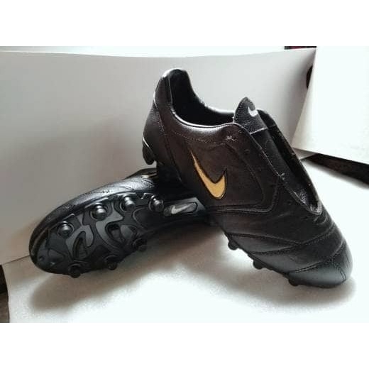 M21Mu Sepatu Bola Nike Original Bahan Kulit Asli - 38, Hitam Juju01K