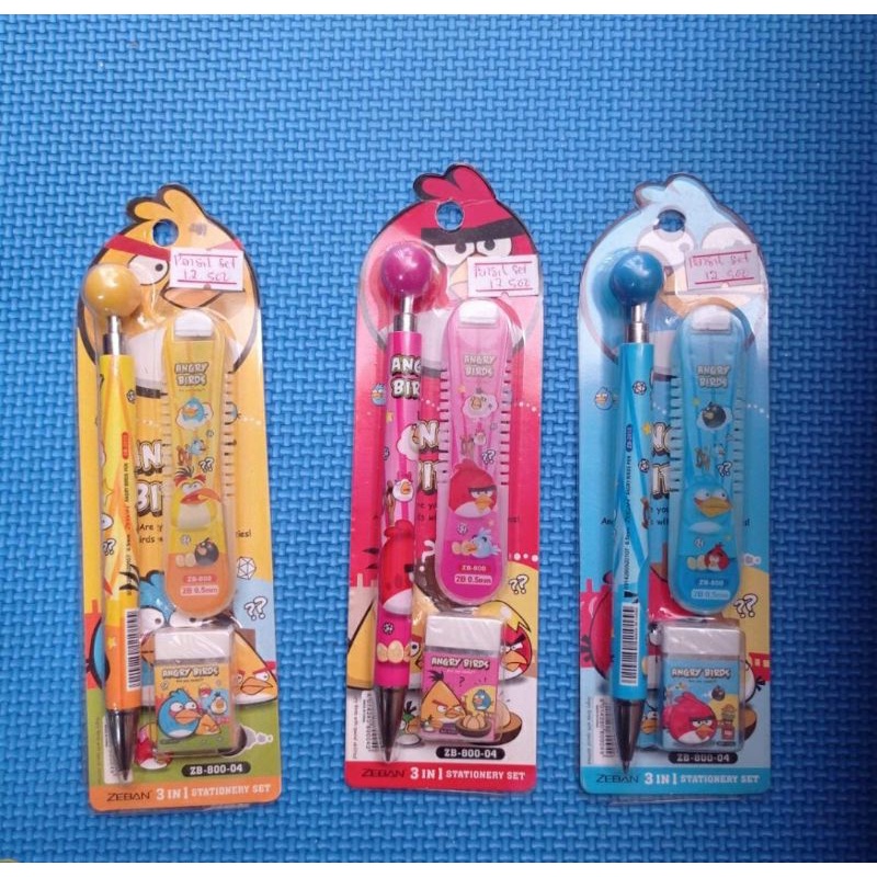 

PENSIL MEKANIK SET 3IN1 ANGRYY BIRDDE