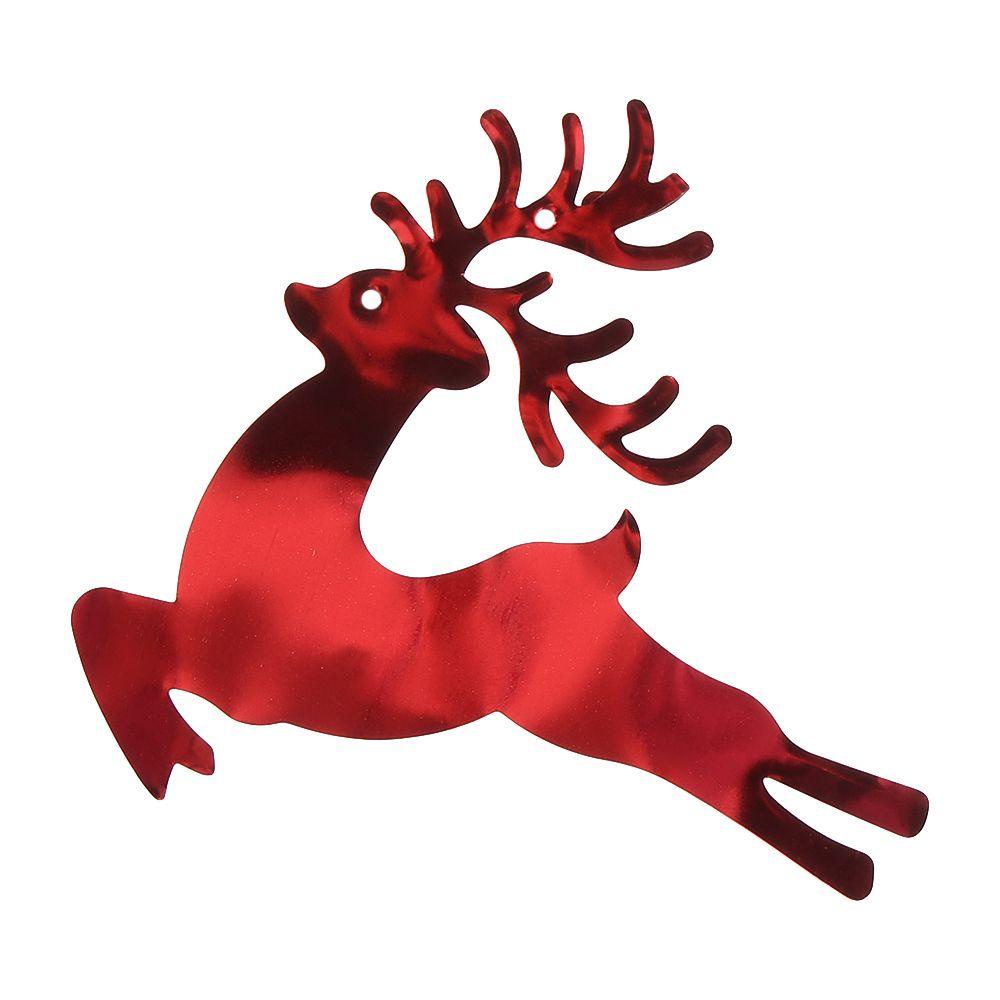 R-FLOWER Liontin Spiral Dekorasi Ruangan snowflake elk Foil