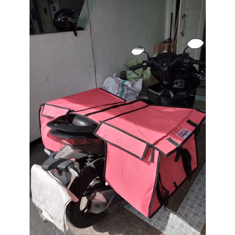 Tas Pos Obrok Kurir Sales Anti Air Tas Motor Tas Rengkek Tas Kargo Besar