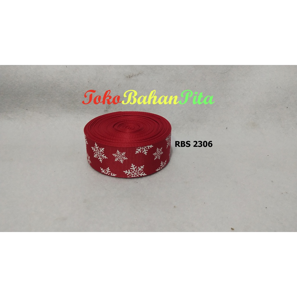 

[1 METER] PITA GROSGRAIN MOTIF NATAL RBS 2306 | PITA CHRISTMAS | PITA IMPORT | TOKO BAHAN PITA