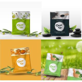 (COD) DEAR UP ORGANIK MASK (MASKER BUBUK ORGANIK) (GROSIR