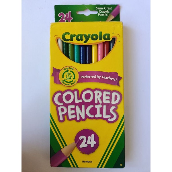 

Crayola colored pencils 24 warna (impor USA)
