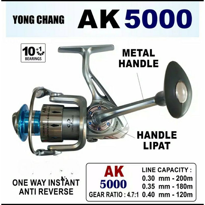 REEL PANCING MURAH AK 5000