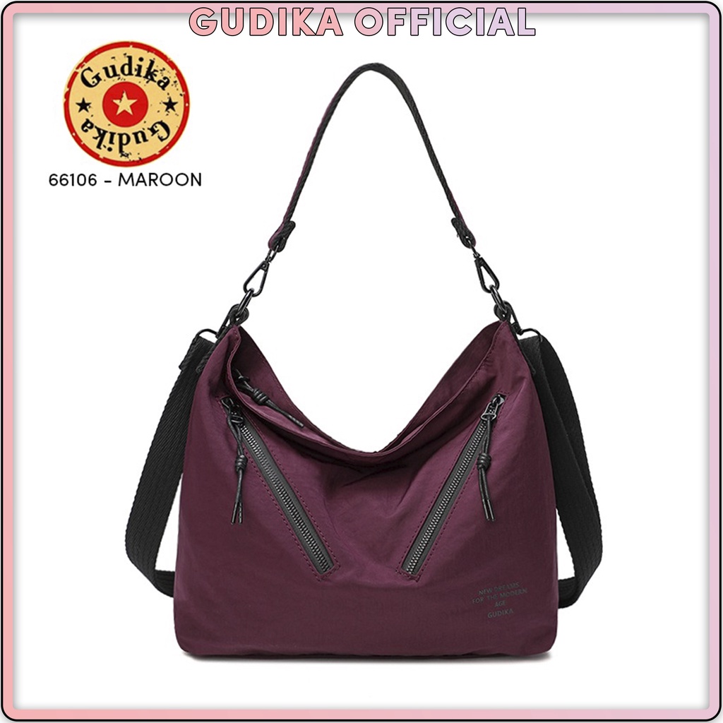 Tas GUDIKA 66106 TERBARU - Tas Unisex Pria Wanita Tahan Air - HandBag - Tas Bahu Selempang - Tas Tangan - Bahan Nylon Waterproof