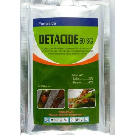 Ready stock Fungisida DETACIDE 60 SG 250 gram 33