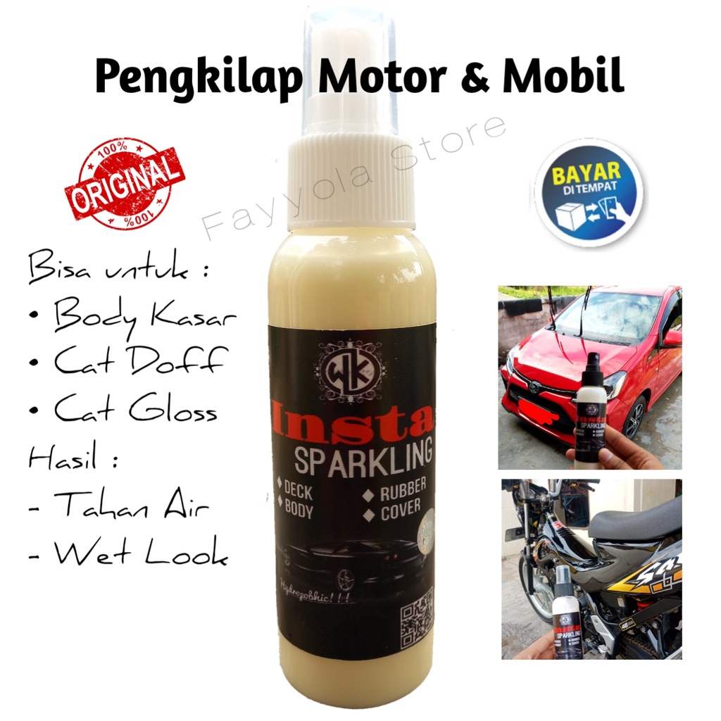 Pengkilap Body Motor Doff &amp; Gloss / Insta Sparkling 100ml