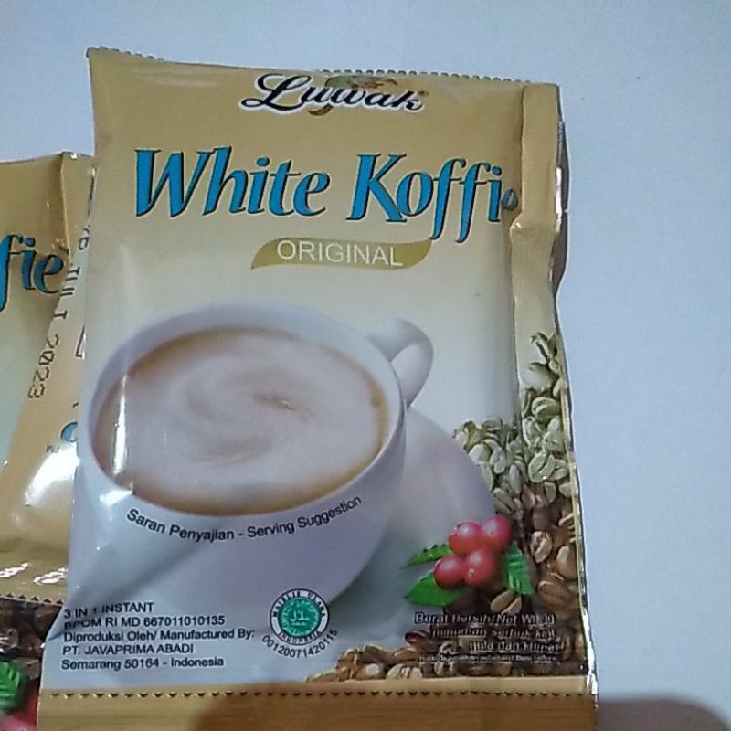 Luwak White Koffie Original Renceng 10 sachet