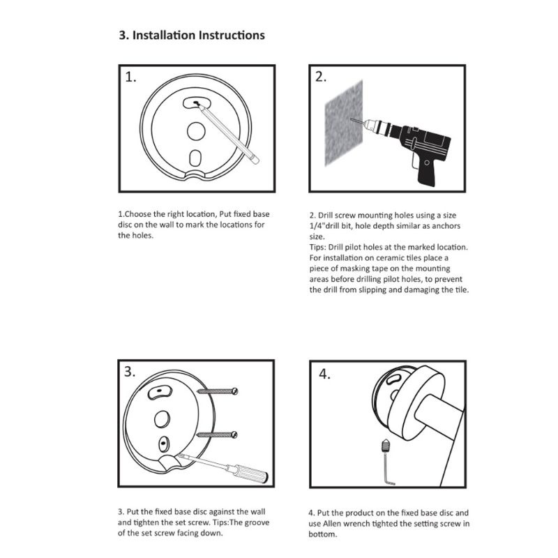 Gro Botol Dispenser Sabunshampoo Manual Model Tekan Untuk Dinding