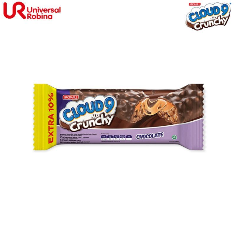 cloud 9 cruncy coklat 12.5 gram