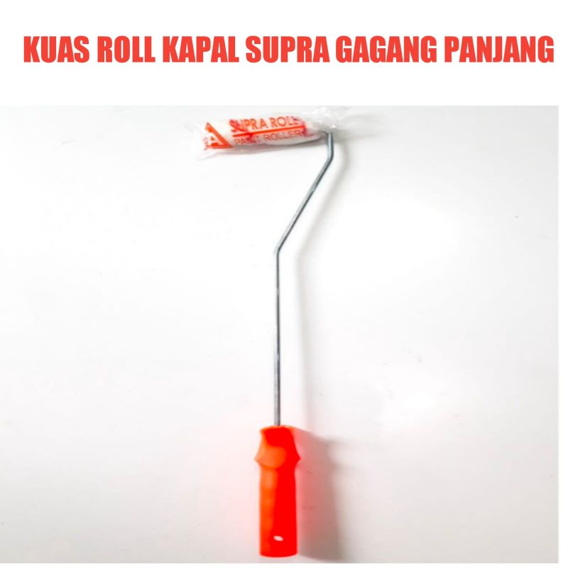 Kuas Roll Kapal Supra Kecil Gagang Panjang/Kuas Rol Kapal/Kuas Rol Cat