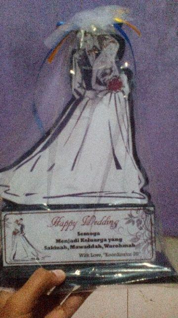 Wedding Trophy / Plakat Kayu Wedding / Kado Nikahan