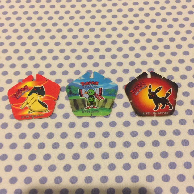 Tazos Pokemon Pentazos 1 Set (Super Langka)