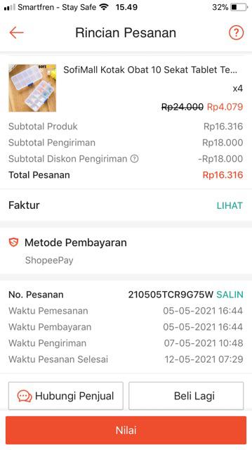 Sofimall Kotak Obat 10 Sekat Tablet Tempat Penyimpanan Aksesoris Perhiasan Jewelry Box Storage Manik