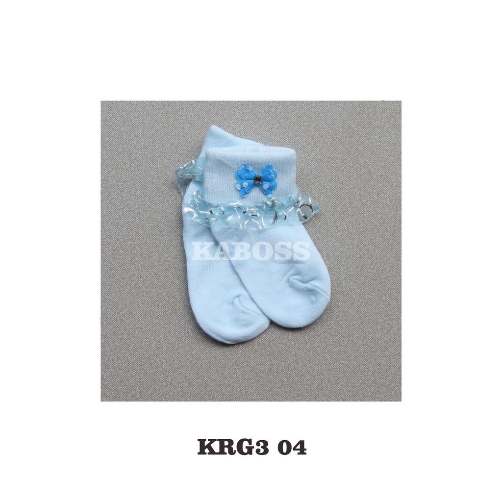 Kaboss Kaos Kaki Anak Renda Lucu untuk usia 2-3 Tahun