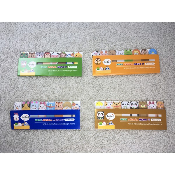 

SALE!!!TERLARIS!!! Stick Marker Animal & Friends MEMO & STICK NOTE