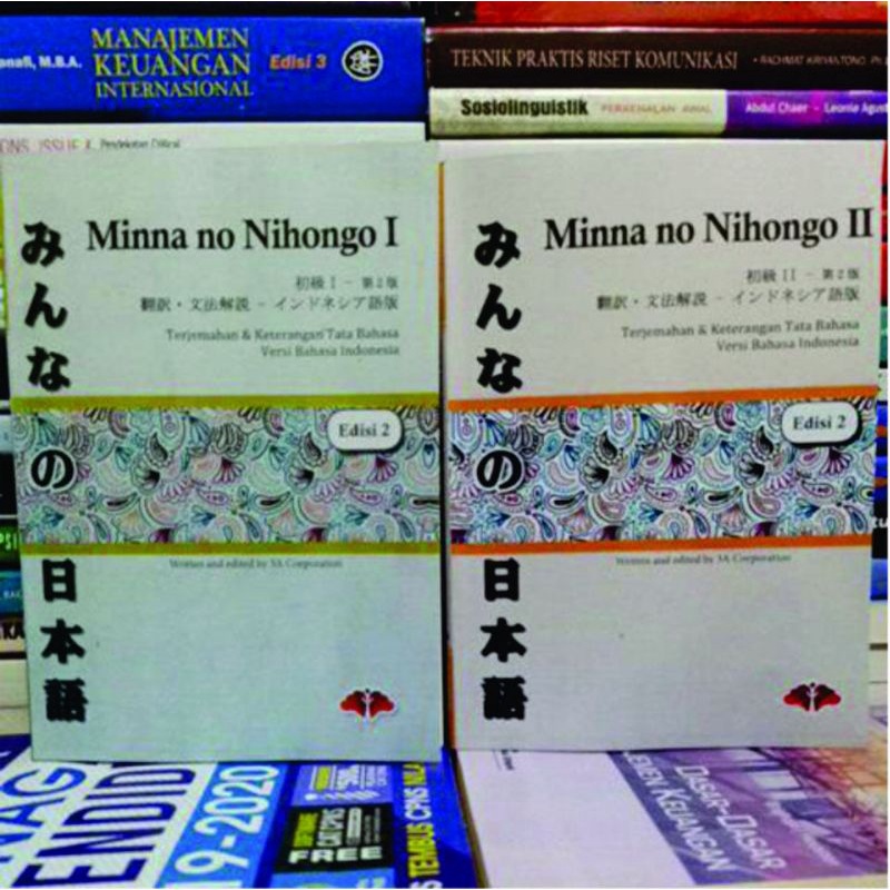 

PAKET BUKU MINNA NO NIHONGO 1&2 EDISI 2, TERJEMAHAN BAHASA INDONESIA