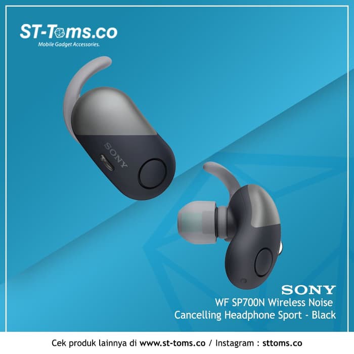 Sony WF SP700N SP 700N Wireless Noise Canceling Headphones Sport Black Best seller