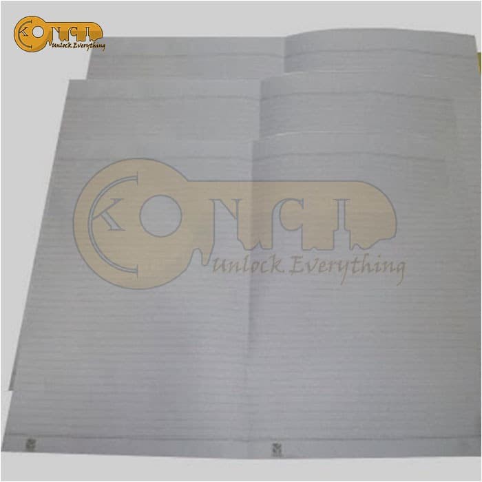 10 Lembar Kertas/Double Folio Bergaris Sidu 10 Sheets