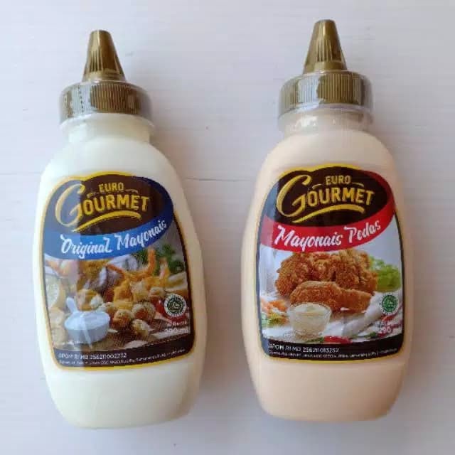 Euro Gourmet Mayonnaise Original - Pedas 290ml Botol / Mayonaise