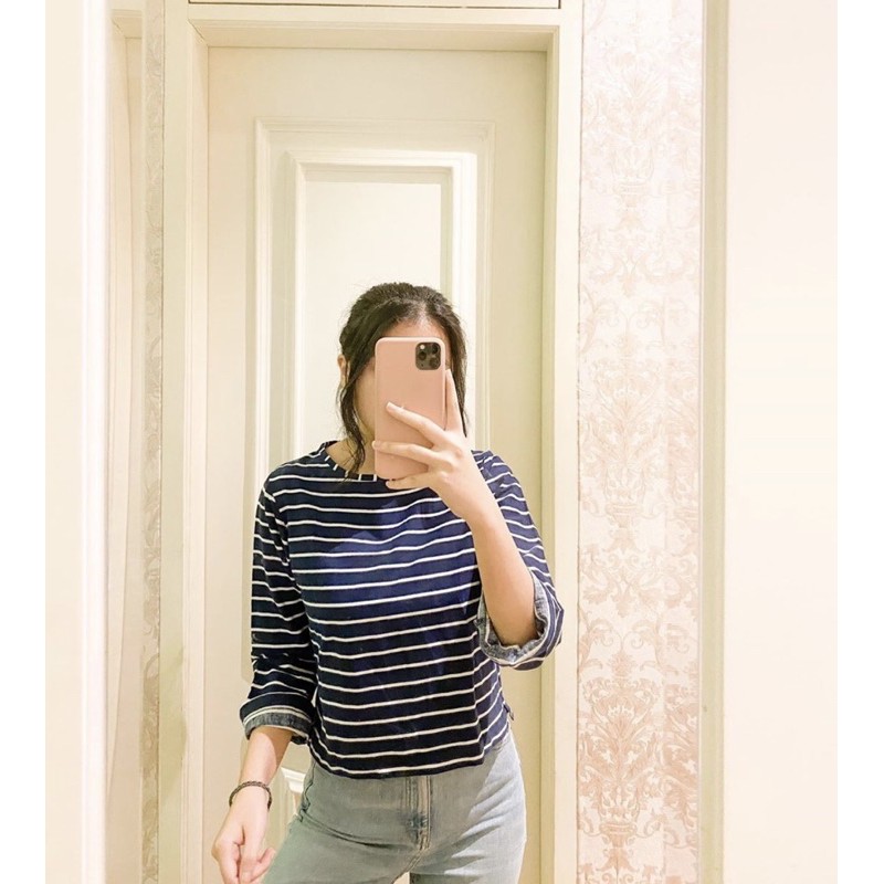 Navy top by monel