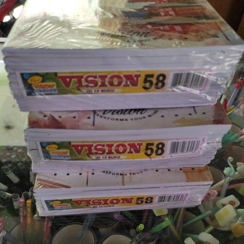

Buku tulis VISION 58 (1pak 10buku)