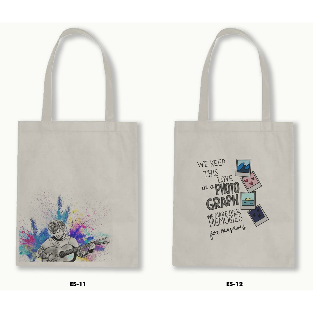 TOTE BAG BLACU - ED SHEERAN .01