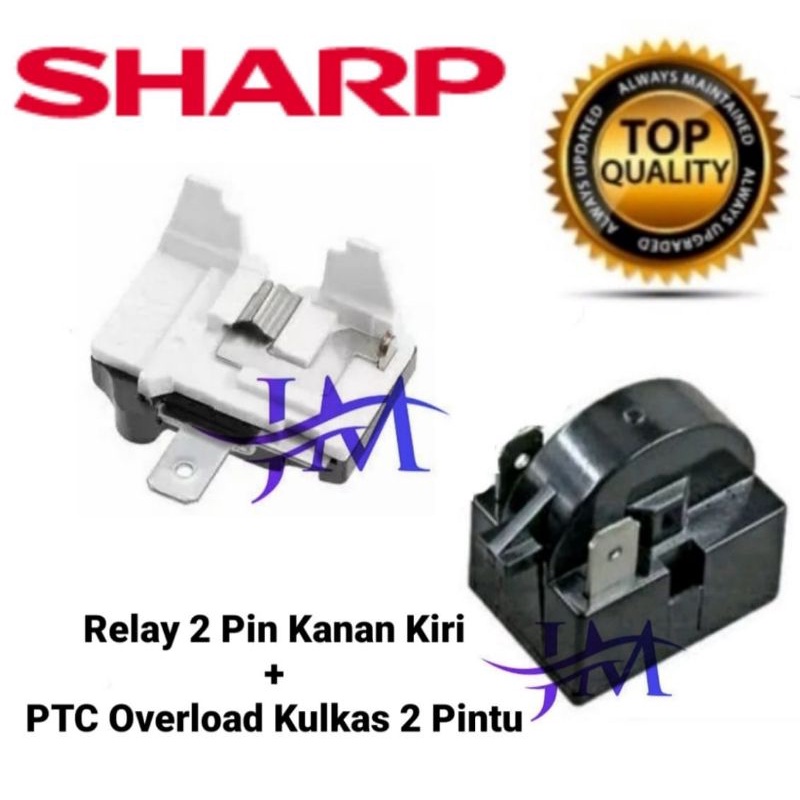 Relay Overload Kulkas SHARP 2 Pintu