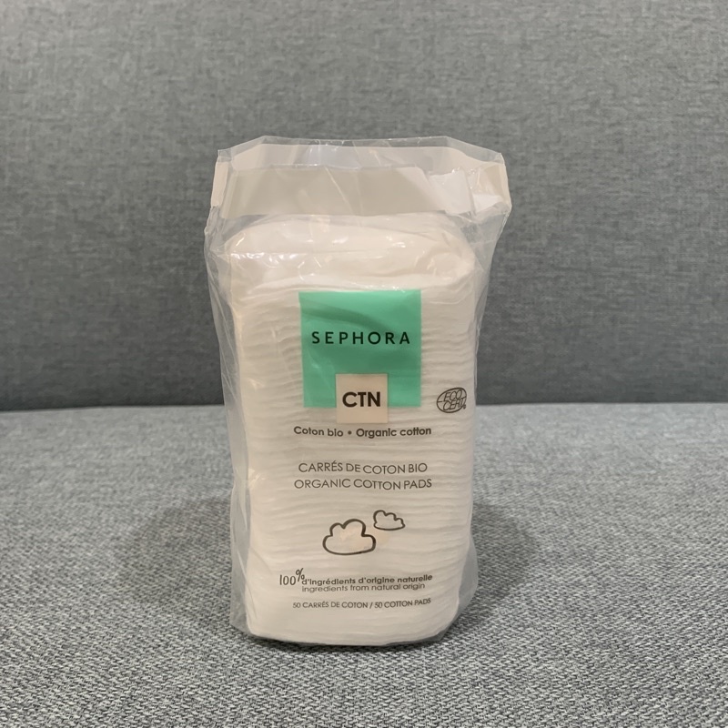 Kapas SEPHORA Organic Cotton Pads isi 50 pcs