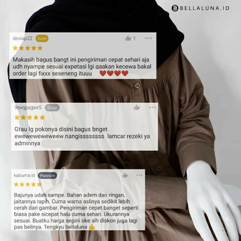 FAIHA ABAYA ORI BY BELLALUNA