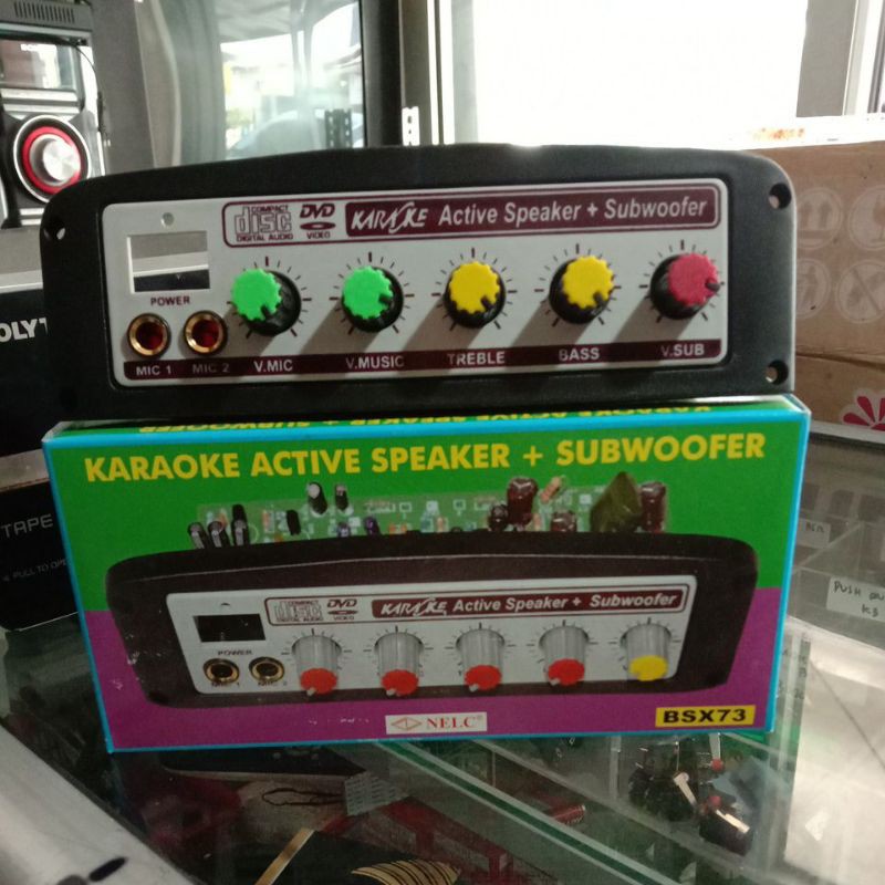TONE CONTROL BSX 73 KARAOKE ACTIVE SPEAKER + SUBWOOFER