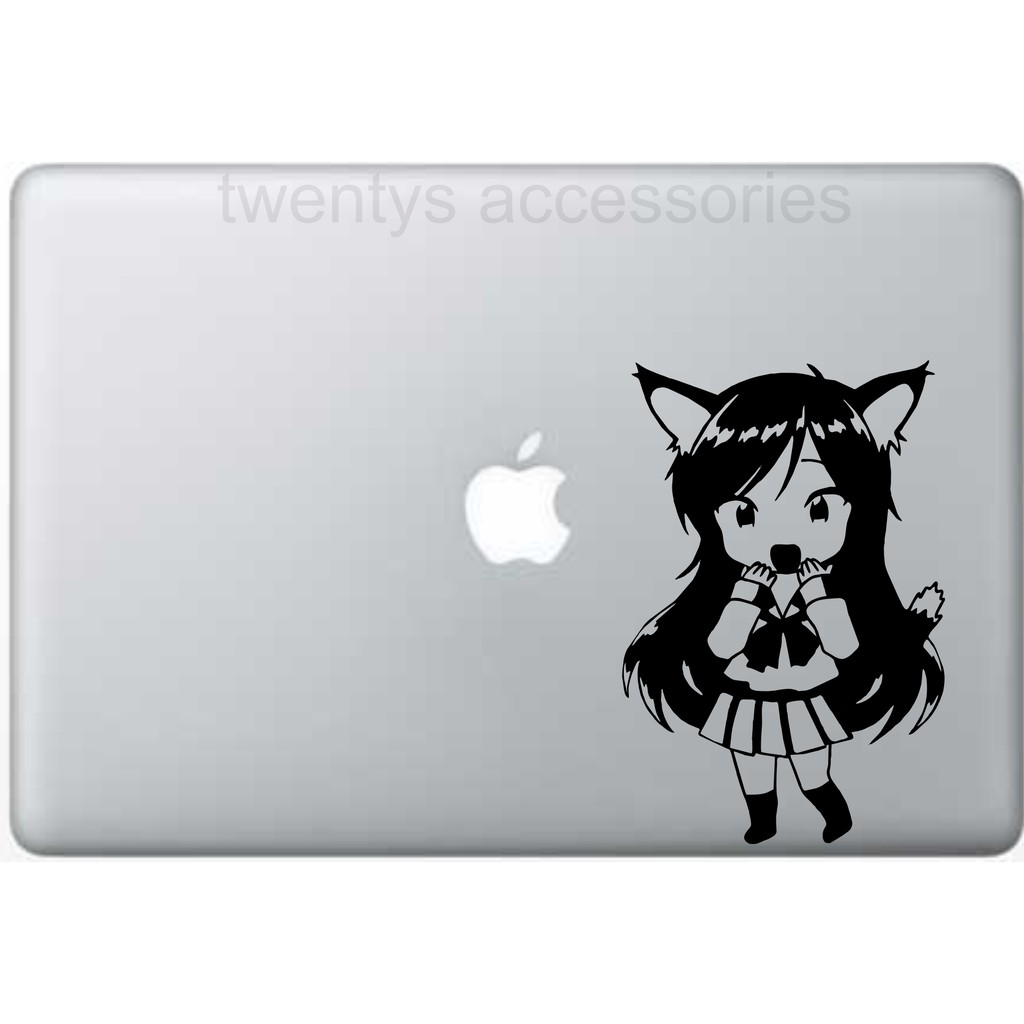 Stiker Laptop Sticker GIRL ANIME Stiker Cutting