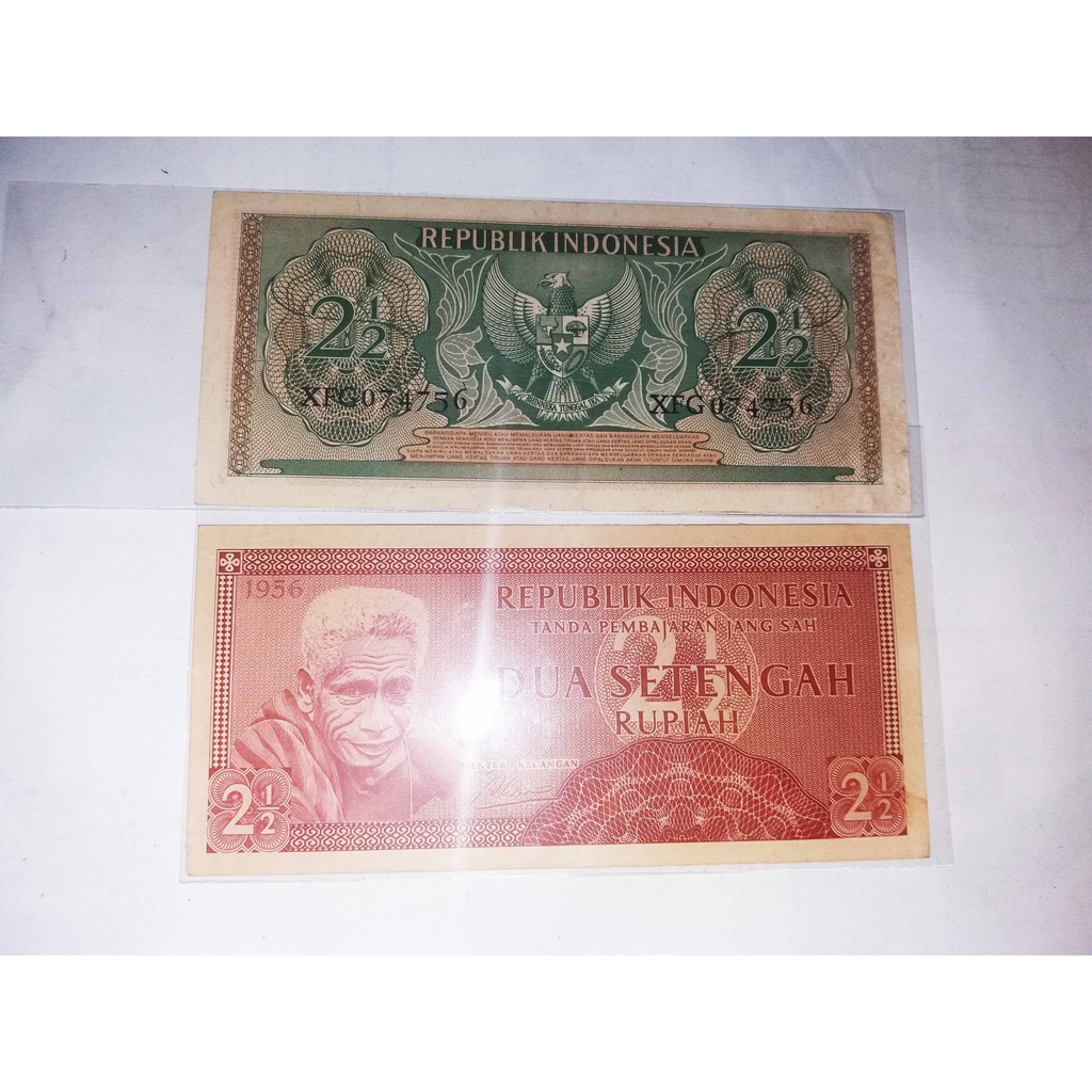 UANG KUNO 2,5 RUPIAH 1956