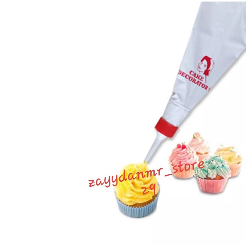 Deluxe Icing bag set / Set alat penghias kue spuit plastik Decoration murah dan praktis