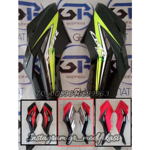 Sayap Coak Custom CBR150 Facelift/fairing potong cbr 150/aksesoris cbr150/konsep cbr jari jari