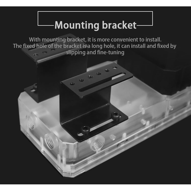 BARROW FBDCBX-150 150mm Reservoir with PWM 17W DDC Pump + LED Display