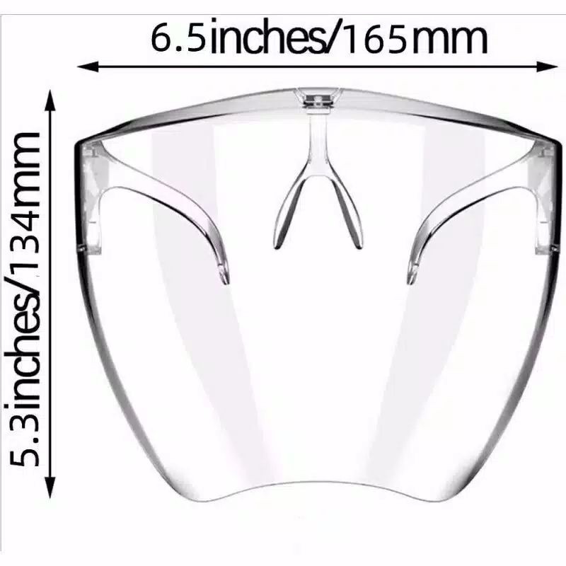 TERMURAH!! Face Shield Bahan Aklirik PREMIUM