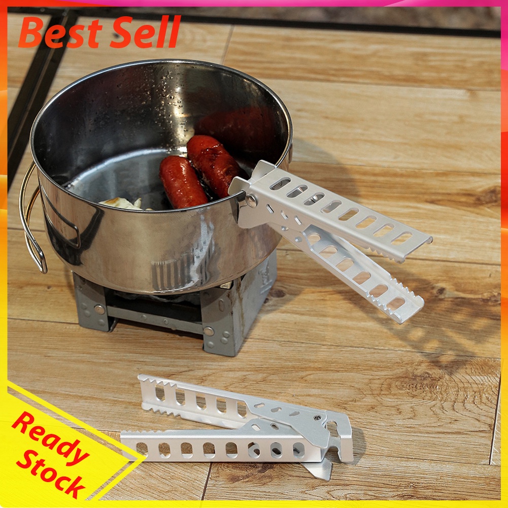 Anti-Scald Pot Pan Bowl Gripper Outdoor Camping Cookware Handle Holder Clip