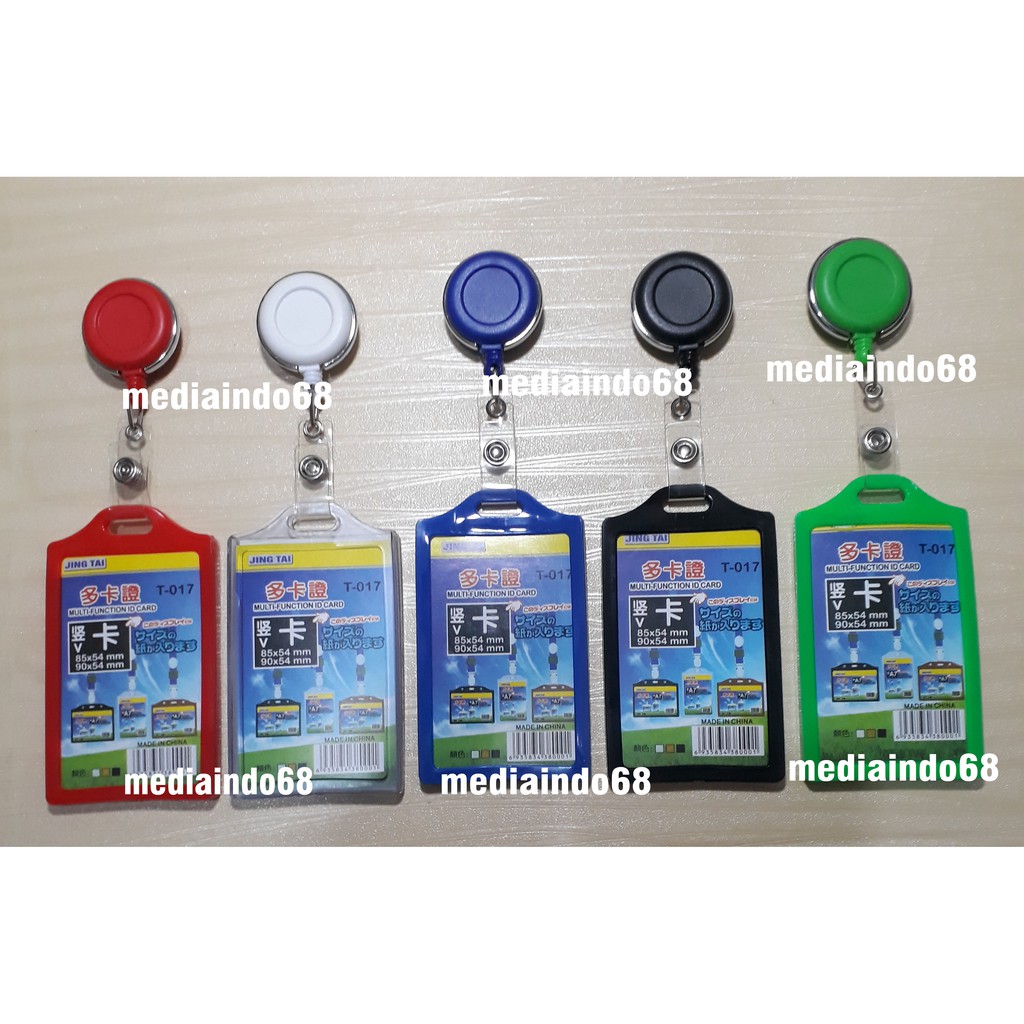 

GANTUNGA YOYO ID PUTAR STAINLESS-CARD HOLDER SILICON 2 SISI (Paket Murah)