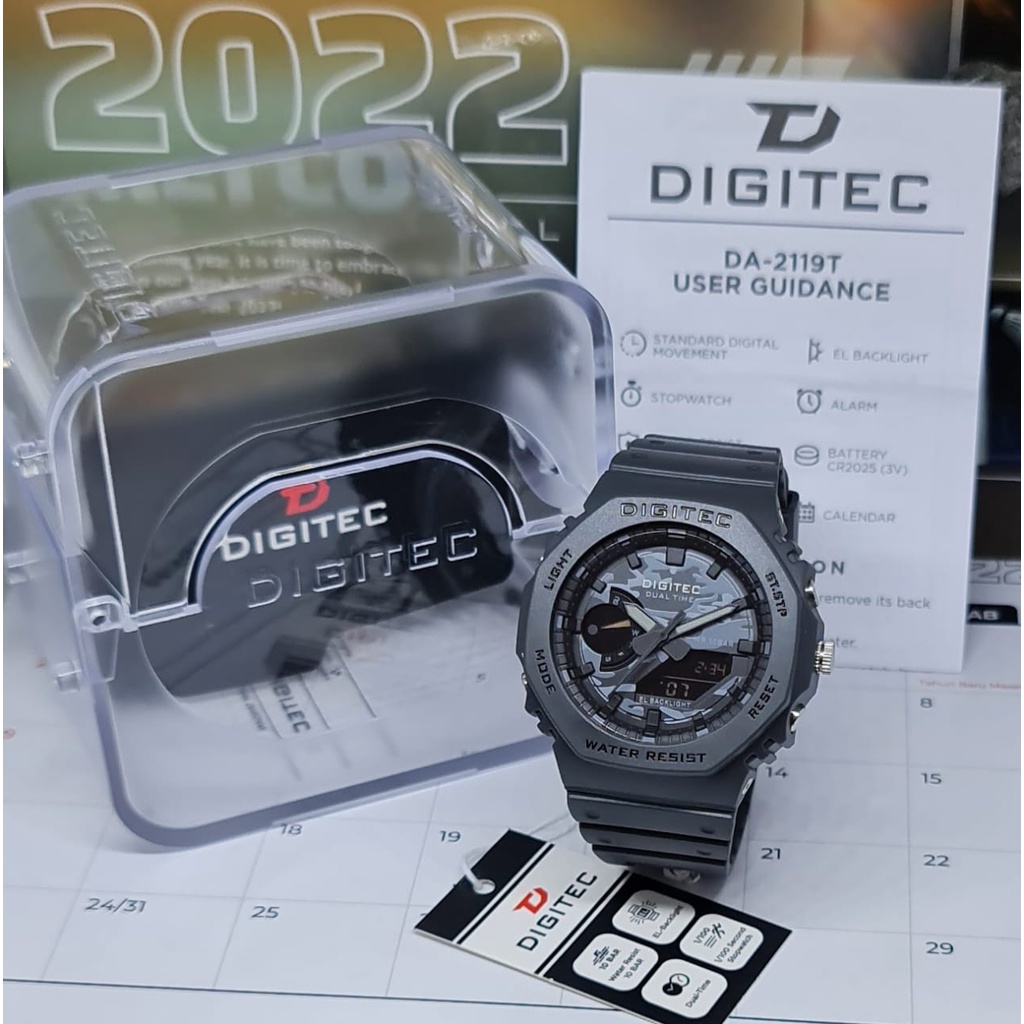 Jam Tangan Digitec DA-2119T Original