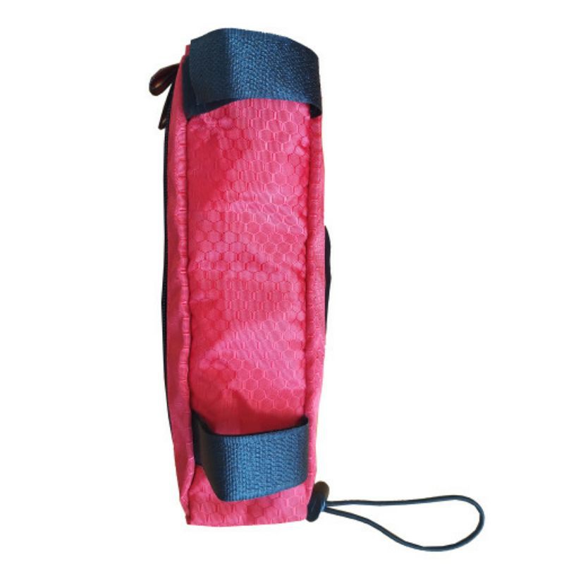 FAB-004MR Tas sepeda tahan air dengan bottle pouch Flexzone merah