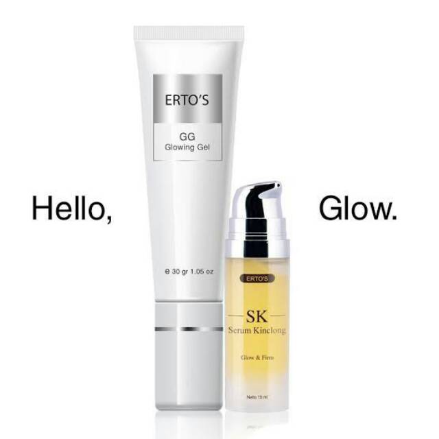 ERTOS PAKET GLOWING KINCLONG 2 IN 1 (SERUM KINCLONG + GG GLOWING)