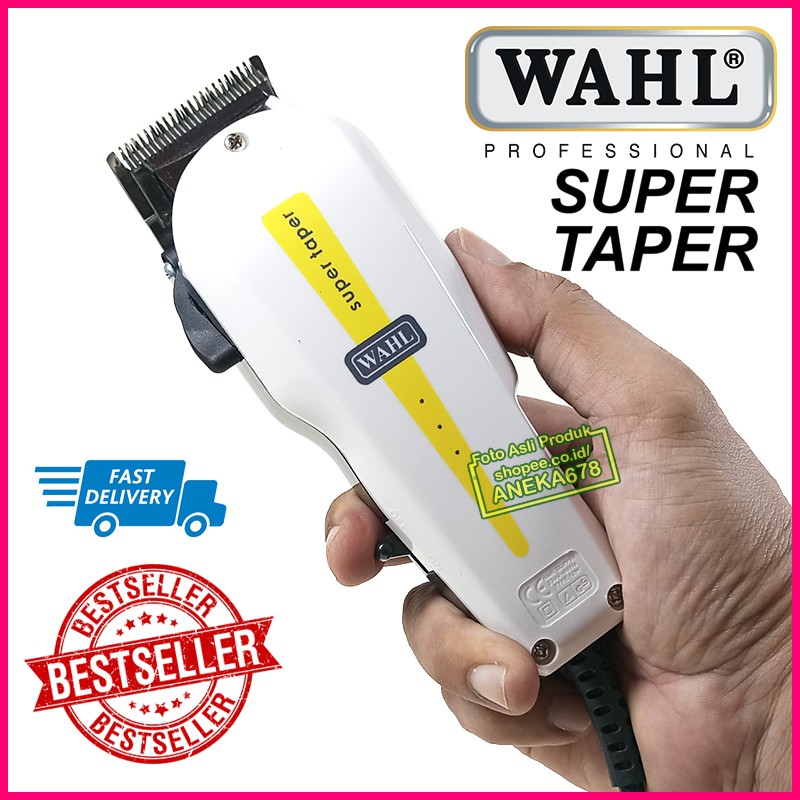 WAHL SUPER TAPER ALAT CUKUR RAMBUT  MESIN CUKURAN  CLIPPER 