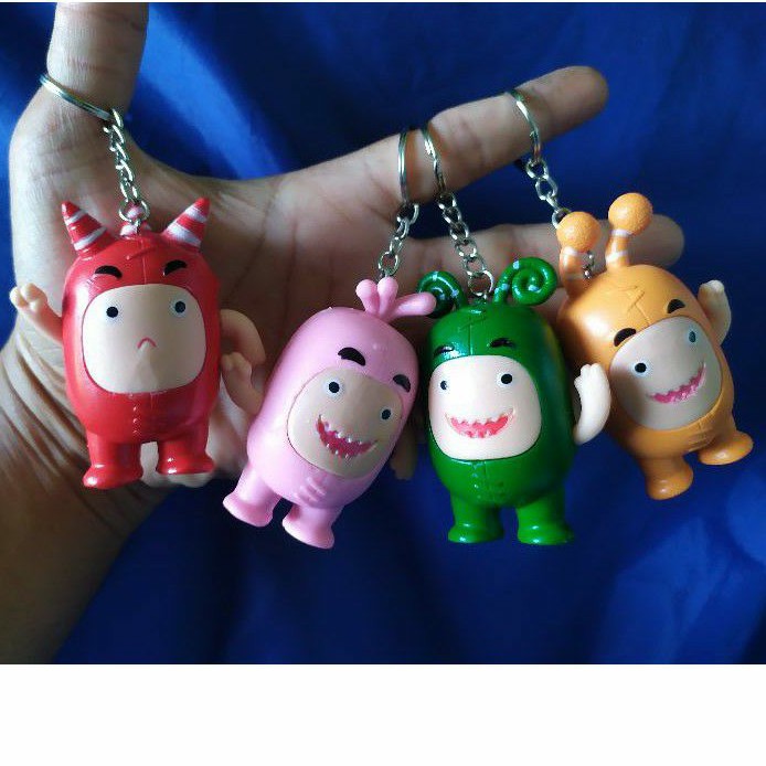 Gantungan kunci/tas Figure Anime Cartoon Oddbods